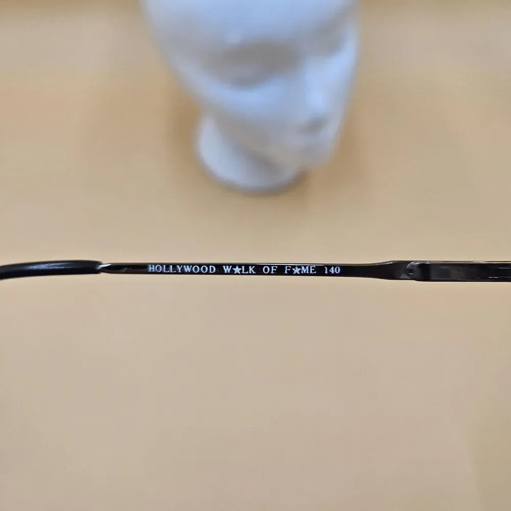 Burt Reynolds Hollywood Walk Of Fame Eyeglass Frames WF-4B Gunmetal/Gold 140mm